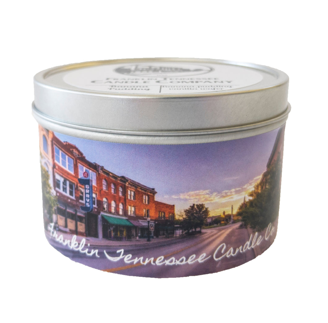 8oz Tin soy candle