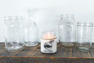 8oz Mason jar soy candle